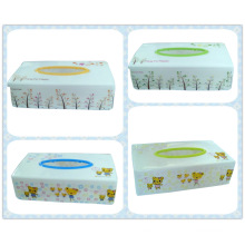 Plastikdruck Rechteck Tissue Boxes / Papierhalter (FF-0215)